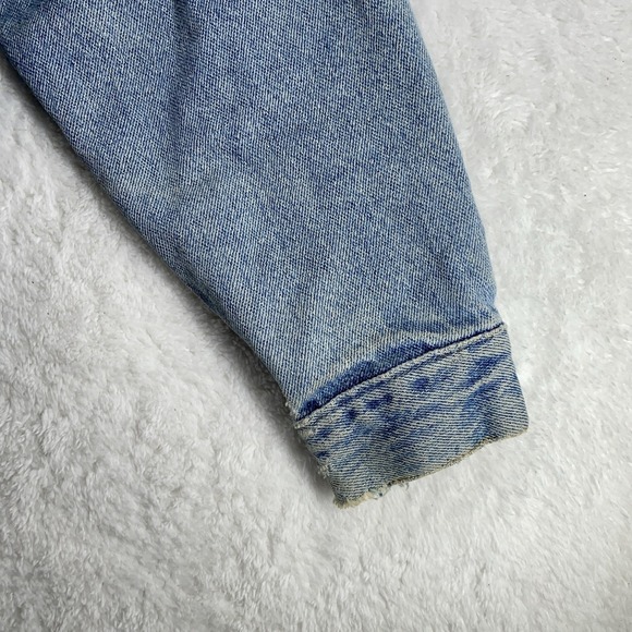 Vintage Levis Denim Jacket XS Trucker Made USA 70507 4890 Distressed 90s - Picture 5 of 12